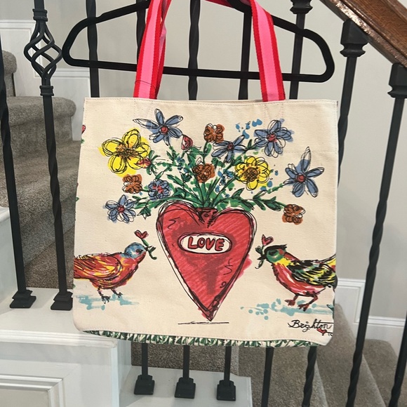 NWT Brighton Canvas Tote Bag - Picture 4 of 11